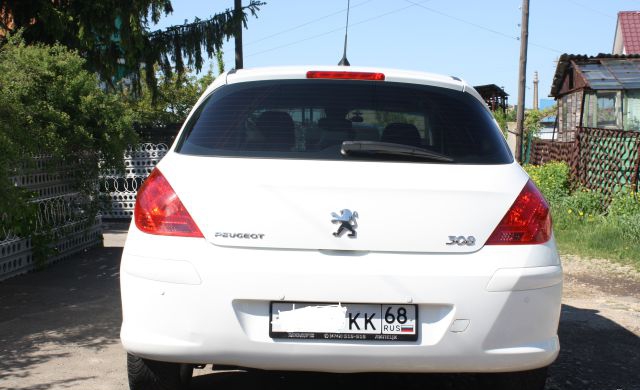Peugeot 308 2010 Тамбовская область, Мичуринск