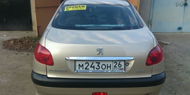 Peugeot 206 2009 Ставропольский край, Пятигорск